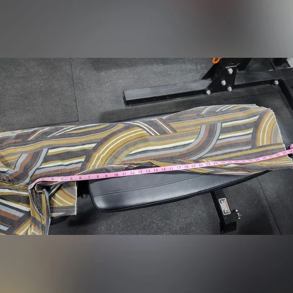 Free People Multicolor Striped Corduroy low rise flare pants 27 - Picture 5 of 6